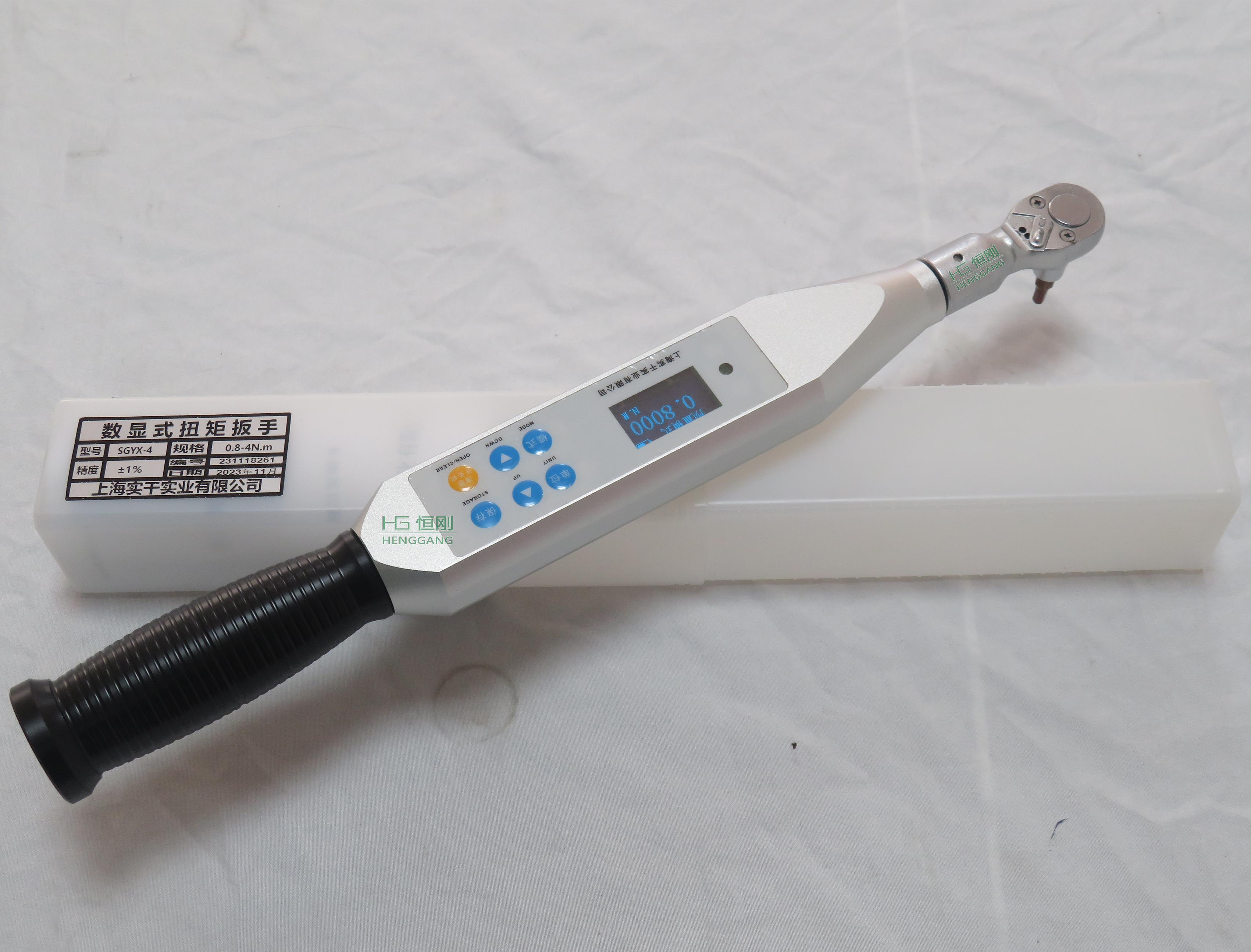 M4内六角头扭矩扳手  六角头扭力扳手 数显六角螺栓头扭力扳手品牌